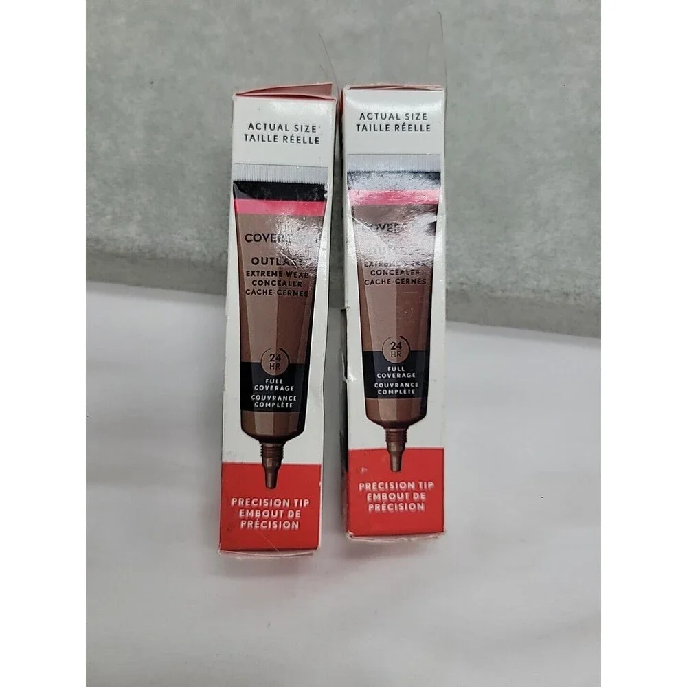 2 Covergirl Outlast Extreme Wear Concealer Deep Golden 877 Waterproof Sealed
